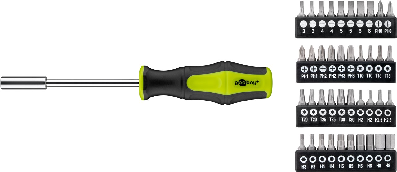 58-teiliger Schraubendreher-Koffer - Lieferung in robustem Kunststoffkoffer 58-teiliger Schraubendreher-Koffer - Lieferung in robustem Kunststoffkoffer