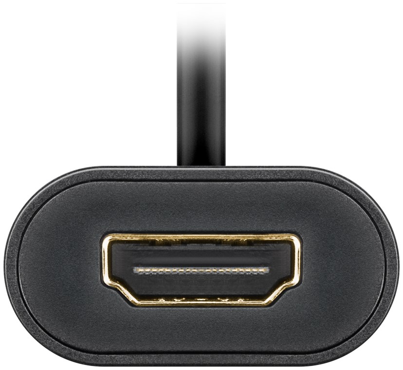 USB-C™ auf HDMI™ Adapter - Farbversion Schwarz - USB-C™-Stecker HDMI™-Buchse USB-C™ auf HDMI™ Adapter - Farbversion Schwarz - USB-C™-Stecker HDMI™-Buchse