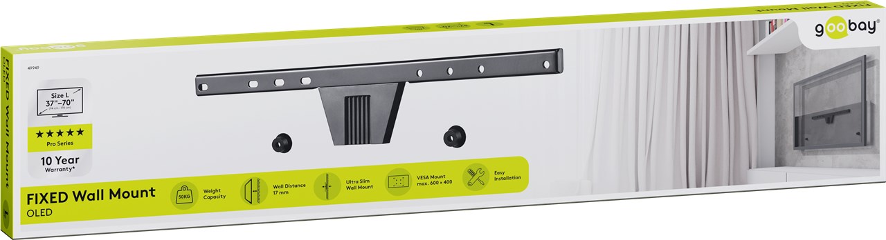 TV-Wandhalterung OLED FIXED (L) - speziell für OLED-Fernseher von 37" bis 70" (94-178 cm) bis 50kg