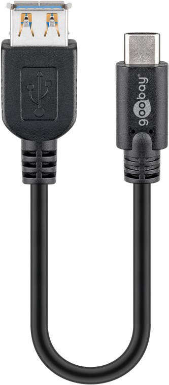 Sync & Charge Super Speed USB-C™ auf USB A 3.0 Verlängerungskabel Sync & Charge Super Speed USB-C™ auf USB A 3.0 Verlängerungskabel - Kabellänge 0.2 m - USB 3.0-Buchse (Typ A) > USB-C™-Stecker