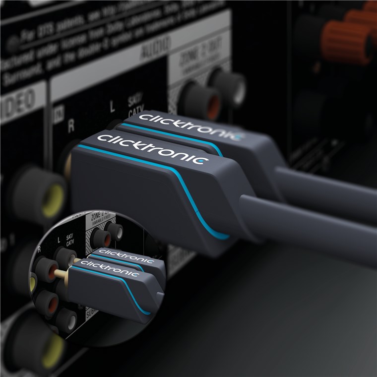 Cinch-Kabel, stereo - Kabellänge 1 m - Premium-Kabel|2x Cinch-Stecker 2x Cinch-Stecker|1,0 m|OFC-Innenleiter Cinch-Kabel, stereo - Kabellänge 1 m - Premium-Kabel|2x Cinch-Stecker 2x Cinch-Stecker|1,0 m|OFC-Innenleiter