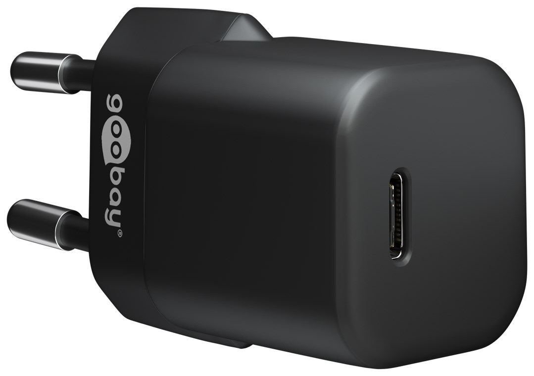 USB-C™ PD (Power Delivery) Schnellladegerät Nano (20 W), Schwarz - geeignet für Geräte mit USB-C™ (Power Delivery) wie z.B. iPhone 12 USB-C™ PD (Power Delivery) Schnellladegerät Nano (20 W), Schwarz - geeignet für Geräte mit USB-C™ (Power Delivery) wie z.B. iPhone 12