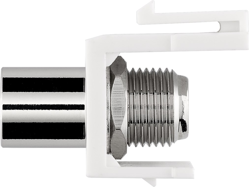 Keystone Modul SAT/Antenne - 16,2 mm Breite, Koax-Stecker > F-Buchse