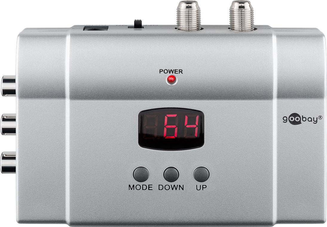 Stereo Audio-/Video-Modulator Stereo Audio-/Video-Modulator - moduliert Audio-/Videosignale in HF-Antennensignale