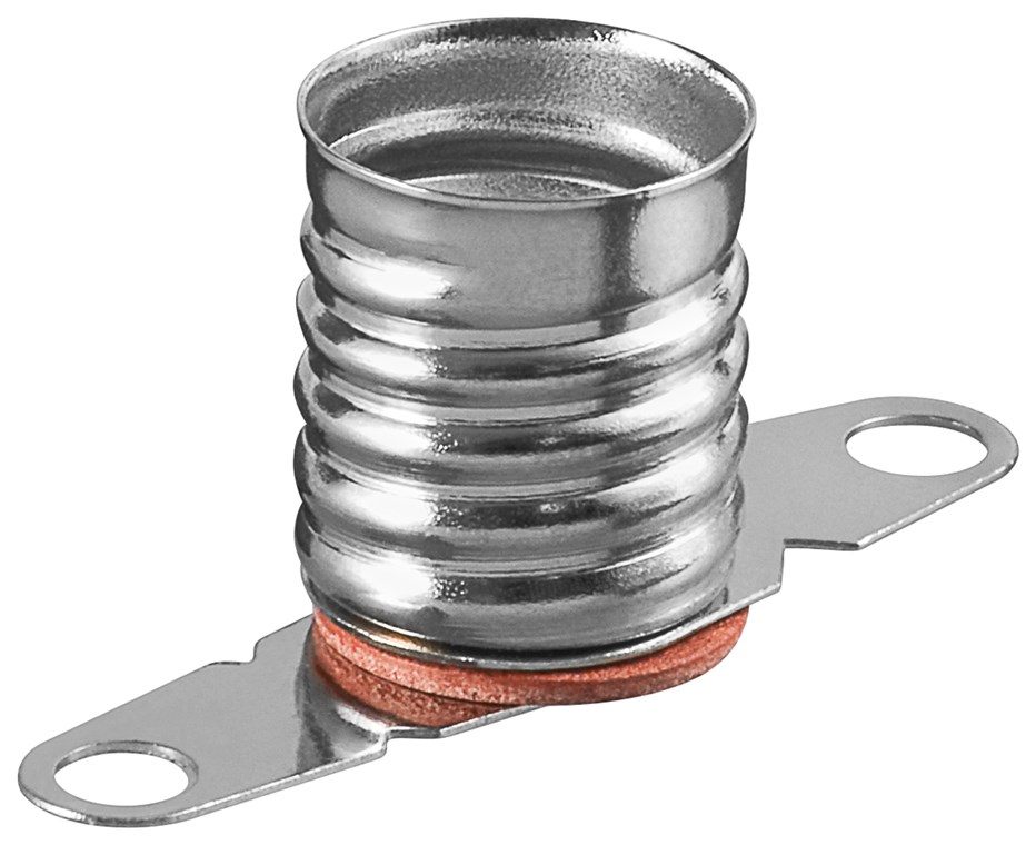 E10 Lampenfassung E10 Lampenfassung - max. 10 W/24 V (DC), Lötfahne (U)