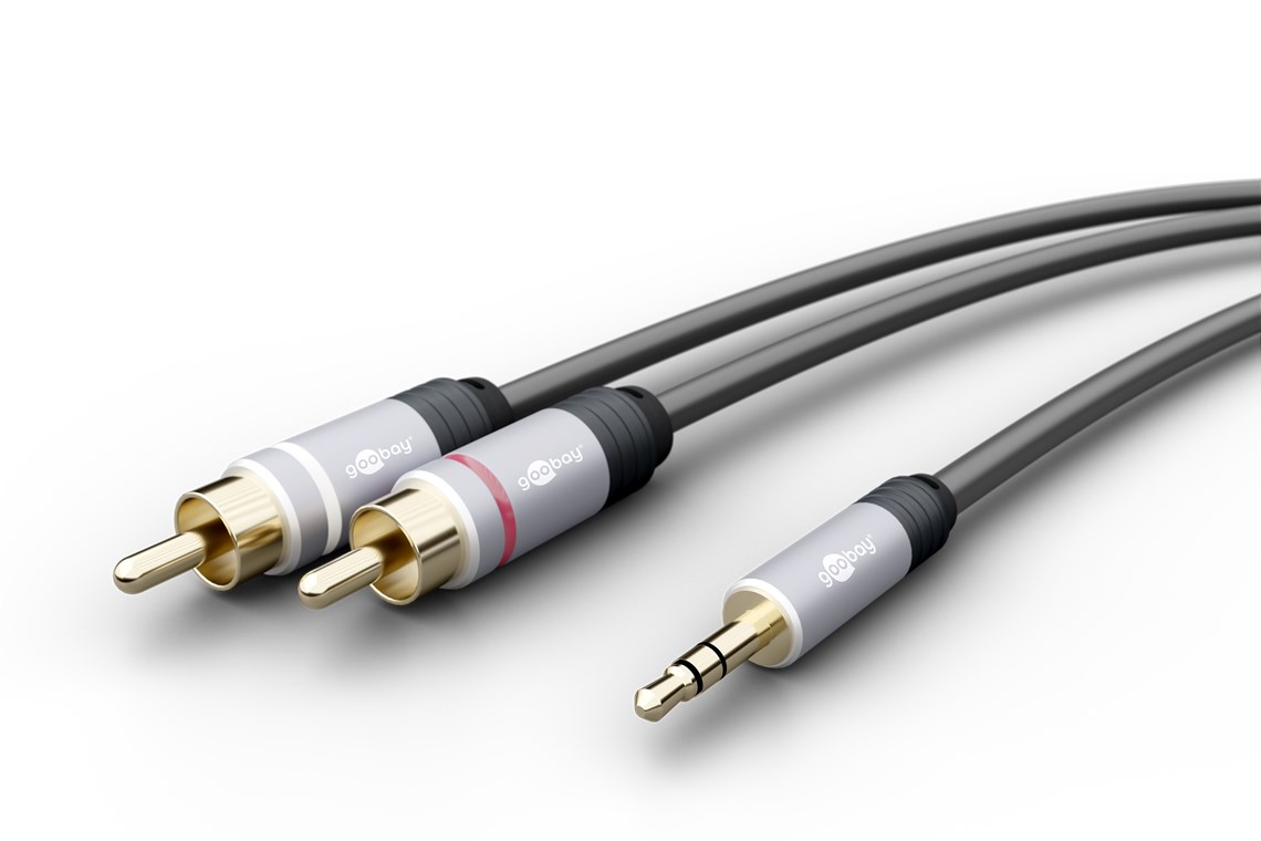 MP3 Klinke zu Cinch Audio Adapterkabel MP3 Klinke zu Cinch Audio Adapterkabel - Kabellänge 1.5 m - Klinke 3,5 mm Stecker (3-Pin, stereo) > 2x Cinch-Stecker (Audio links/rechts)