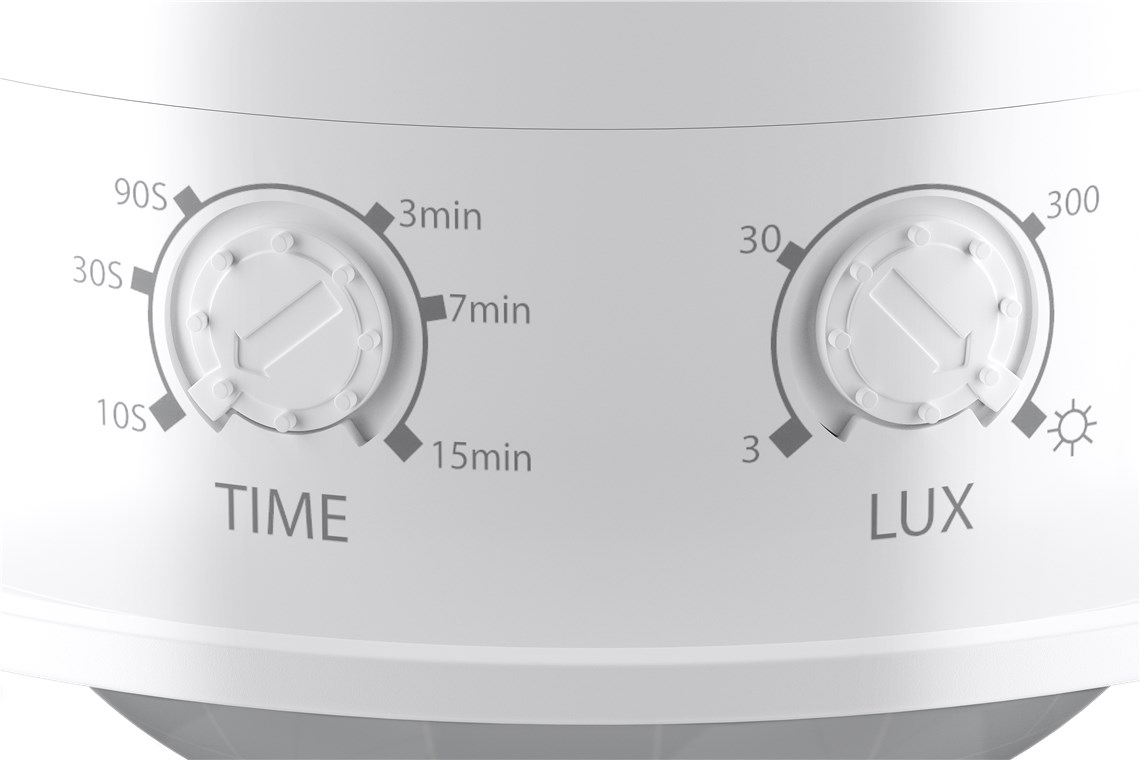 Infrarot-Bewegungsmelder - zur Unterputz-Deckenmontage, 360° Erfassung, 6 m Reichweite, für innen (IP20), LED-geeignet Infrarot-Bewegungsmelder - zur Unterputz-Deckenmontage, 360° Erfassung, 6 m Reichweite, für innen (IP20), LED-geeignet