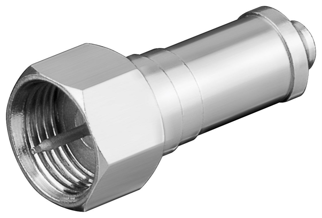 Abschlusswiderstand F, 75 Ohm mit DC-Block Abschlusswiderstand F, 75 Ohm mit DC-Block - Zink