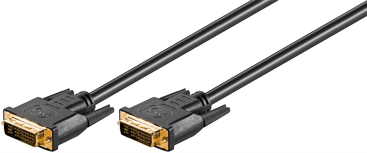 DVI-I Full HD Kabel Dual Link, vergoldet - Kabellänge 3 m - DVI-I-Stecker Dual-Link (24+5 pin) > DVI-I-Stecker Dual-Link (24+5 pin) DVI-I Full HD Kabel Dual Link, vergoldet - Kabellänge 3 m - DVI-I-Stecker Dual-Link (24+5 pin) > DVI-I-Stecker Dual-Link (24+5 pin)