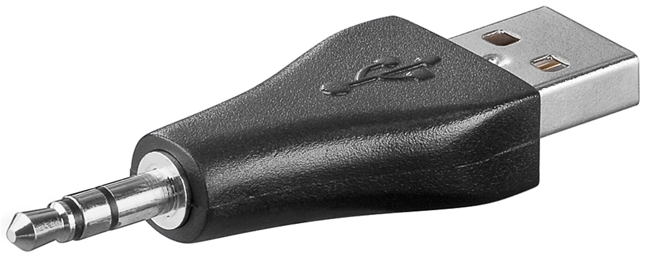 USB 2.0 Hi-Speed Adapter - USB 2.0-Stecker (Typ A) > Klinke 3,5 mm Stecker (3-Pin, stereo)