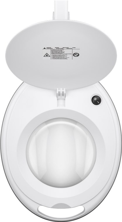 LED Klemm-Lupenleuchte 7,5 W - 127 mm Kristall-Glaslinse, 1,75-fache Vergrößerung, 3 Dioptrien, 520 lm LED Klemm-Lupenleuchte 7,5 W - 127 mm Kristall-Glaslinse, 1,75-fache Vergrößerung, 3 Dioptrien, 520 lm