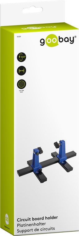Platinenhalter / Lötständer / 360° Platinendrehung - für Gegenstände bis 20 cm Breite