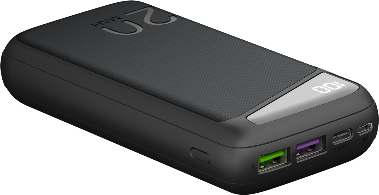 Schnelllade-Powerbank 20.000 mAh (USB-C™ PD, QC 3.0) - Leistungsstarke Powerbank mit Statusanzeige, Quick Charge-kompatibel Schnelllade-Powerbank 20.000 mAh (USB-C™ PD, QC 3.0) - Leistungsstarke Powerbank mit Statusanzeige, Quick Charge-kompatibel