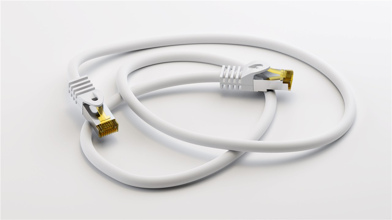 RJ45 Patchkabel CAT 6A S/FTP (PiMF), 500 MHz mit CAT 7 Rohkabel, weiß - Kabellänge 5 m - Kupferleiter (CU), halogenfreier Kabelmantel (LSZH) RJ45 Patchkabel CAT 6A S/FTP (PiMF), 500 MHz mit CAT 7 Rohkabel, weiß - Kabellänge 5 m - Kupferleiter (CU), halogenfreier Kabelmantel (LSZH)