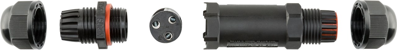 Kabelverbindungsstück 10 cm IP68 - Kabelmuffe zum Verlegen von Kabeln in Außenanlagen
