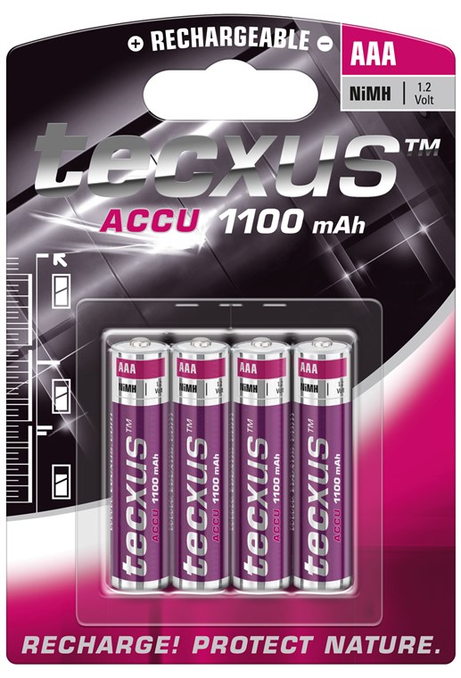 AAA (Micro)/HR03 - 1100 mAh AAA (Micro)/HR03 - 1100 mAh - Nickel-Metallhydrid Akku (NiMH), 1,2 V