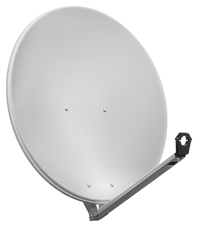 80 cm Alu-Satellitenspiegel 80 cm Alu-Satellitenspiegel - für Ein-/Mehrteilnehmer mit besonders stabilem Feedarm