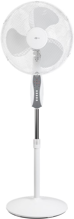 16 Zoll Standventilator mit Fernbedienung & Timer - oszillierender, leiser Luftkühler mit Stromkabel