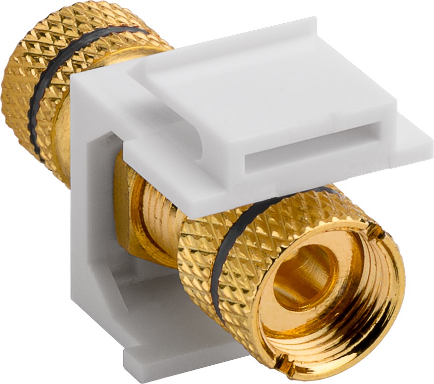 Keystone Modul Lautsprecher - Farbversion Schwarz - 16,2 mm Breite, Polklemme > Gewindebuchse, schwarz Keystone Modul Lautsprecher - Farbversion Schwarz - 16,2 mm Breite, Polklemme > Gewindebuchse, schwarz