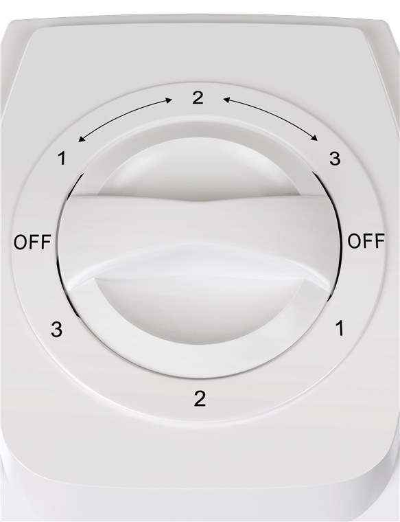 Turmventilator - oszillierender, leiser Säulenventilator mit Stromkabel