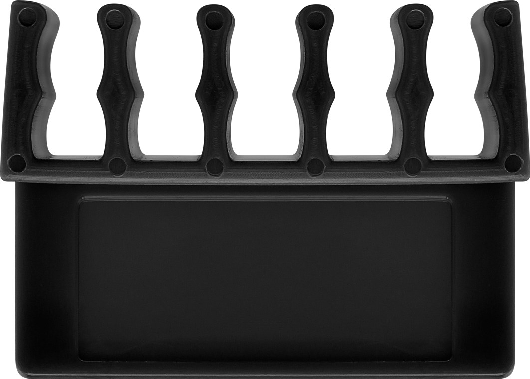 Kabelmanagement 5-Slots, schwarz - Farbversion Schwarz - 2er-Set zum Ordnen und Fixieren, ablösbar Kabelmanagement 5-Slots, schwarz - Farbversion Schwarz - 2er-Set zum Ordnen und Fixieren, ablösbar