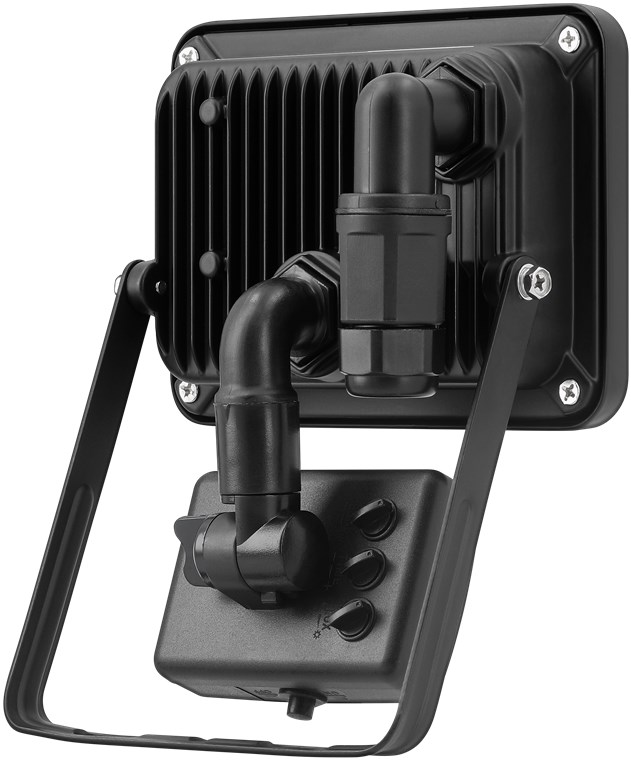 LED-Außenstrahler, 20 W, mit Bewegungsmelder - mit 1700 lm, neutralweißem Licht (4000 K), PIR-Sensor mit ON-/OFF-Funktion und M16-Kabelverschraubung, für den Außeneinsatz geeignet (IP44) LED-Außenstrahler, 20 W, mit Bewegungsmelder - mit 1700 lm, neutralweißem Licht (4000 K), PIR-Sensor mit ON-/OFF-Funktion und M16-Kabelverschraubung, für den Außeneinsatz geeignet (IP44)