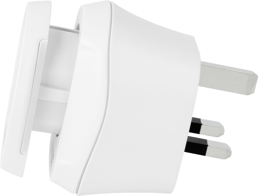 Country Combo World to UK - Ausgang, Typ UK-Stecker - geeignet für alle geerdeten und ungeerdeten Geräte (2- und 3-polig) Country Combo World to UK - Ausgang, Typ UK-Stecker - geeignet für alle geerdeten und ungeerdeten Geräte (2- und 3-polig)