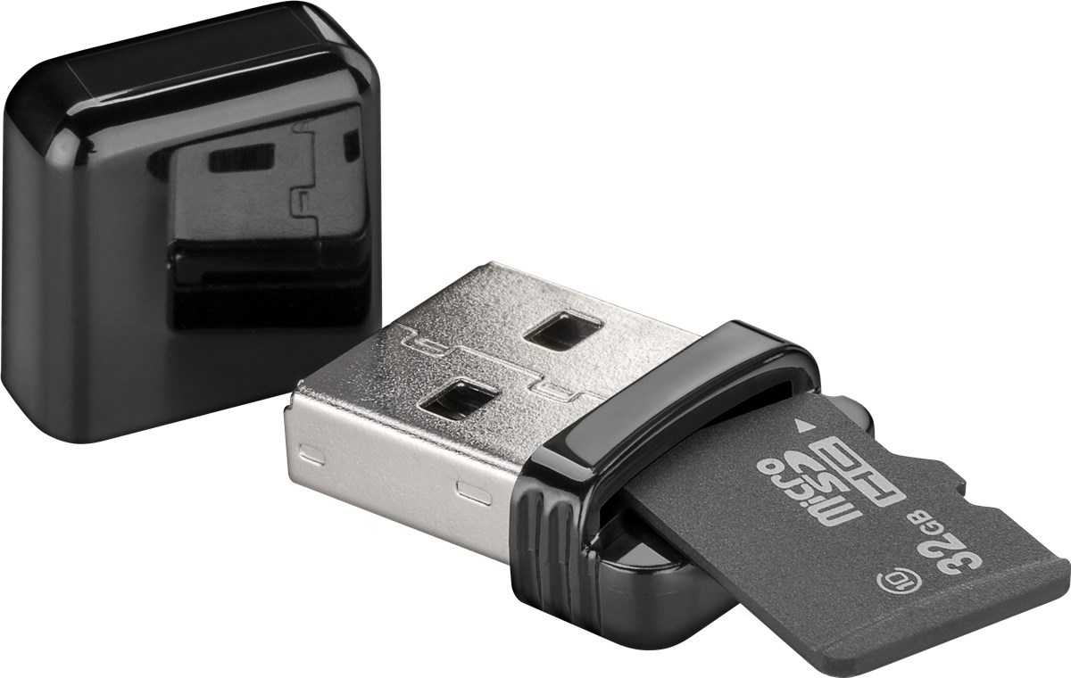 Kartenlesegerät USB 2.0 Kartenlesegerät USB 2.0 - zum Lesen von MicroSD-Speicherkarten
