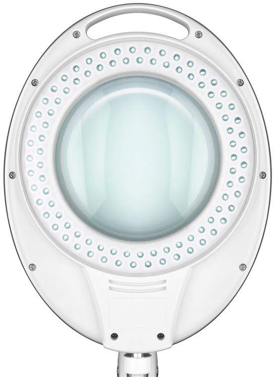 LED Klemm-Lupenleuchte - 127 mm Glaslinse, 1,75-fache Vergrößerung, 3 Dioptrien, 520 lm LED Klemm-Lupenleuchte - 127 mm Glaslinse, 1,75-fache Vergrößerung, 3 Dioptrien, 520 lm