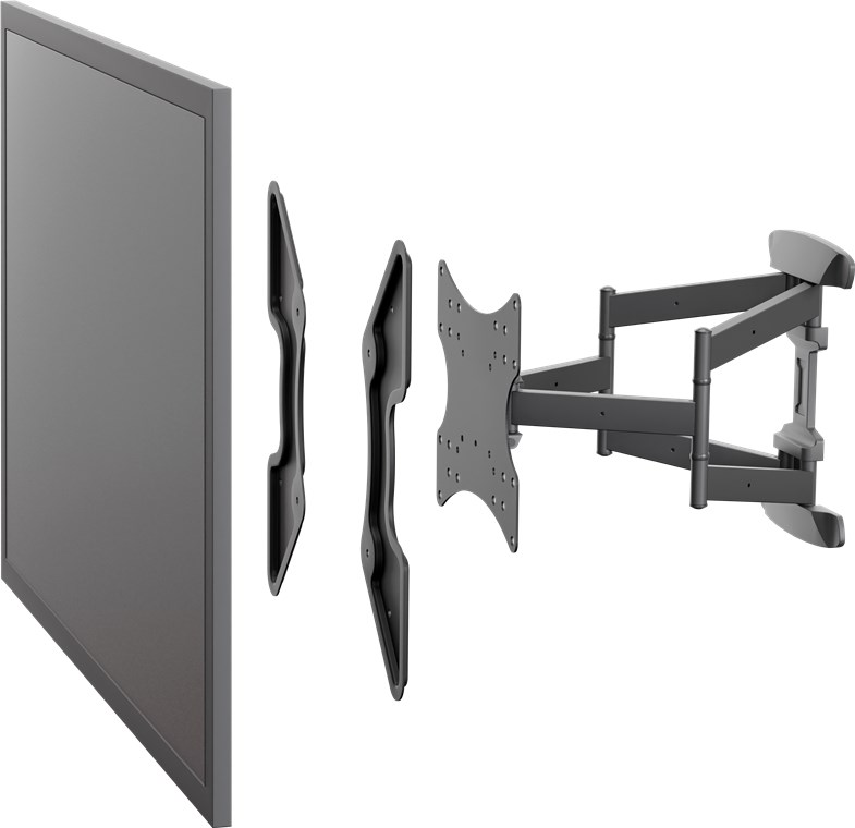 VESA-Adapter für TV-Wandhalterung - zur Adaptierung der VESA-Maße von Wandhalter zum Fernseher auf maximal 400x400 mm. VESA-Adapter für TV-Wandhalterung - zur Adaptierung der VESA-Maße von Wandhalter zum Fernseher auf maximal 400x400 mm.