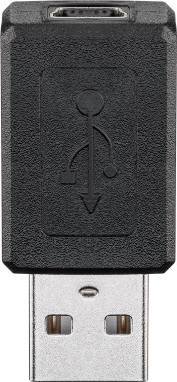 USB 2.0 Hi-Speed Adapter - USB 2.0-Stecker (Typ A) > USB 2.0-Mini-Buchse (Typ B, 5-Pin)