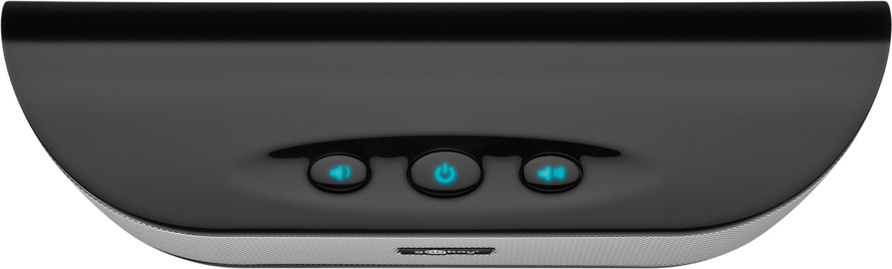 SoundBar - Farbversion Schwarz - Stereo-Lautsprecher mit Plug & Play und AUX-Eingang SoundBar - Farbversion Schwarz - Stereo-Lautsprecher mit Plug & Play und AUX-Eingang