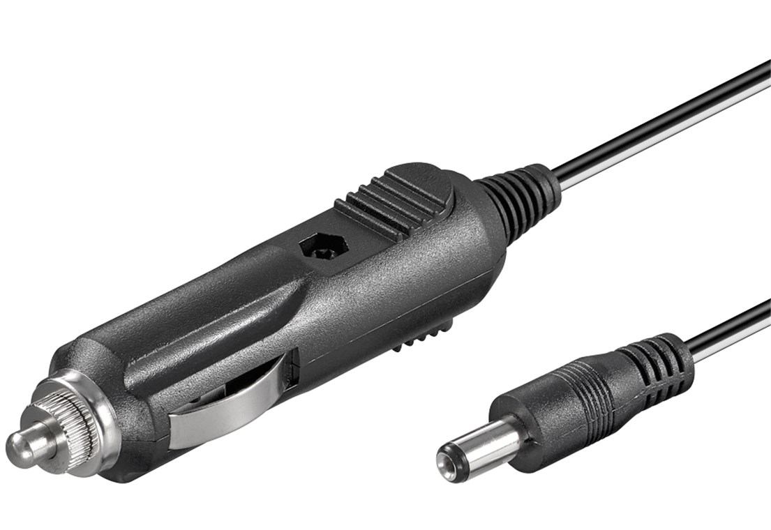 KFZ / Auto Zigarettenanzünder Kabel auf DC-Hohlstecker, 12 V, 1,8m KFZ / Auto Zigarettenanzünder Kabel auf DC-Hohlstecker, 12 V, 1,8m - mit 2,5 A Sicherung, Zigarettenanzünder-Stecker > DC-Stecker (5,50 x 2,10 mm)