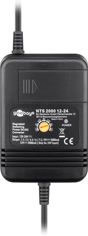 12 V - 24 V Universal Notebook-Netzteil für PKW/LKW - inkl. 6 DC-Adapter - max. 24 W und 2 A 12 V - 24 V Universal Notebook-Netzteil für PKW/LKW - inkl. 6 DC-Adapter - max. 24 W und 2 A