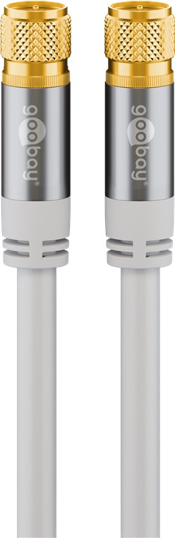 SAT Antennenkabel (135 dB typ), 4x geschirmt SAT Antennenkabel (135 dB typ), 4x geschirmt - Kabellänge 10 m - vergoldet, F-Stecker > F-Stecker