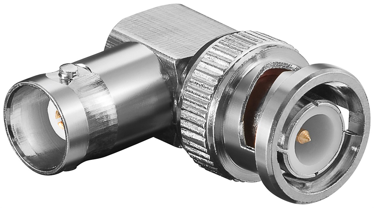 BNC-Winkelstecker > Kupplung BNC-Winkelstecker > Kupplung - mit Goldkontakten