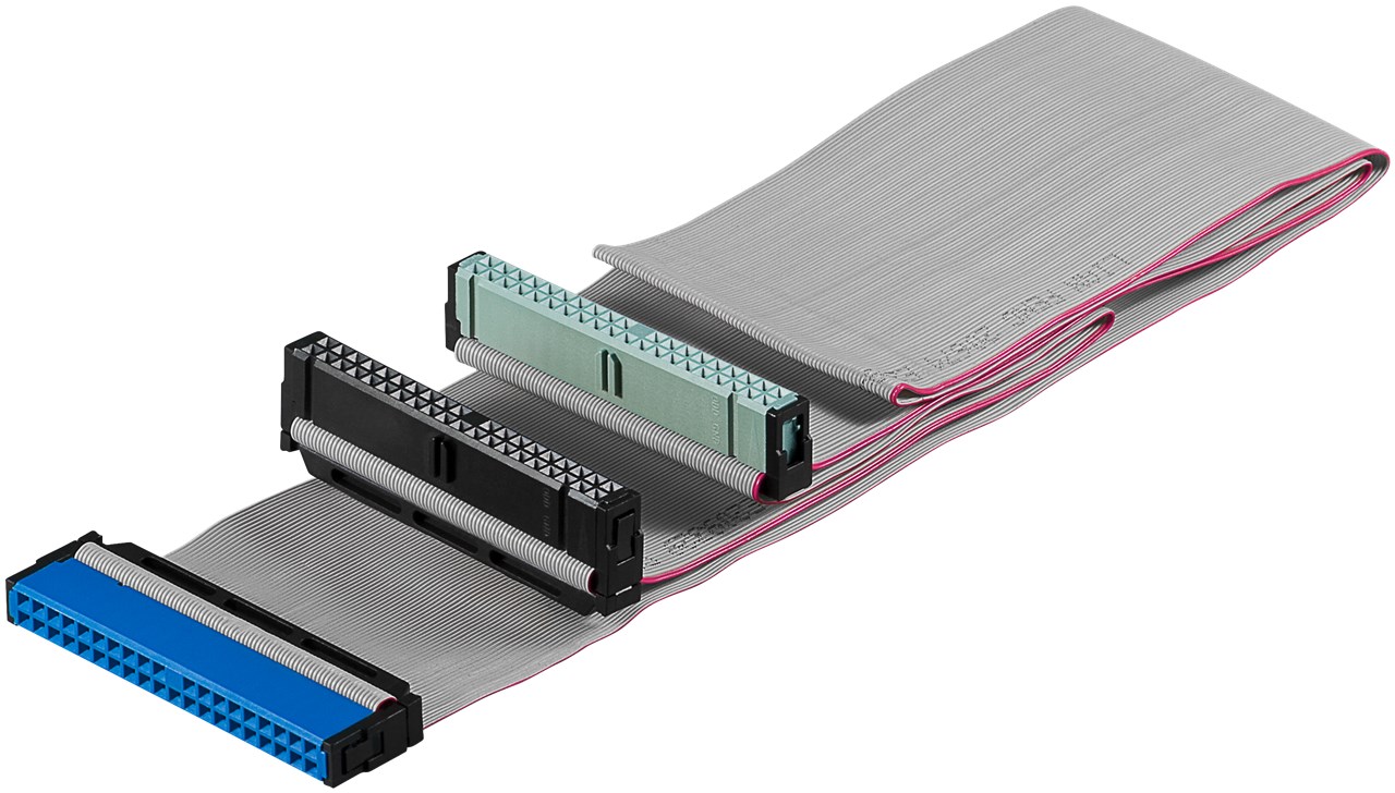 HDD IDE Kabel für Ultra ATA Festplatten bis 133 Mbps HDD IDE Kabel für Ultra ATA Festplatten bis 133 Mbps - Kabellänge 0.6 m - zur Verbindung von Festplatten HDD, CD/DVD Laufwerken mit ATA/IDE 40 Pin Anschluss