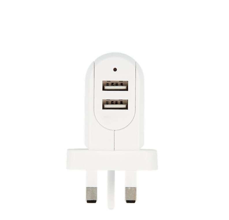 UK - USB Charger - lädt schnell und gleichzeitig bis zu zwei USB Geräte (3,4A) UK - USB Charger - lädt schnell und gleichzeitig bis zu zwei USB Geräte (3,4A)
