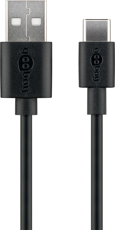 USB-C™ Lade- und Synchronisationskabel - Kabellänge 0.1 m - verbindet Geräte mit USB-C™- und USB-A Anschlüssen miteinander