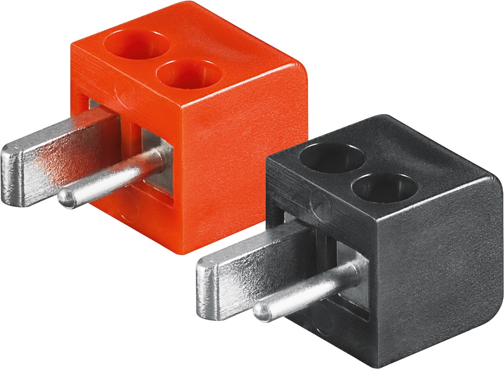 Lautsprecherstecker-Set - Verbrauchseinheit 2 Stk. im Plastikbeutel - mit Schraubanschluss; paarweise verpackt Lautsprecherstecker-Set - Verbrauchseinheit 2 Stk. im Plastikbeutel - mit Schraubanschluss; paarweise verpackt