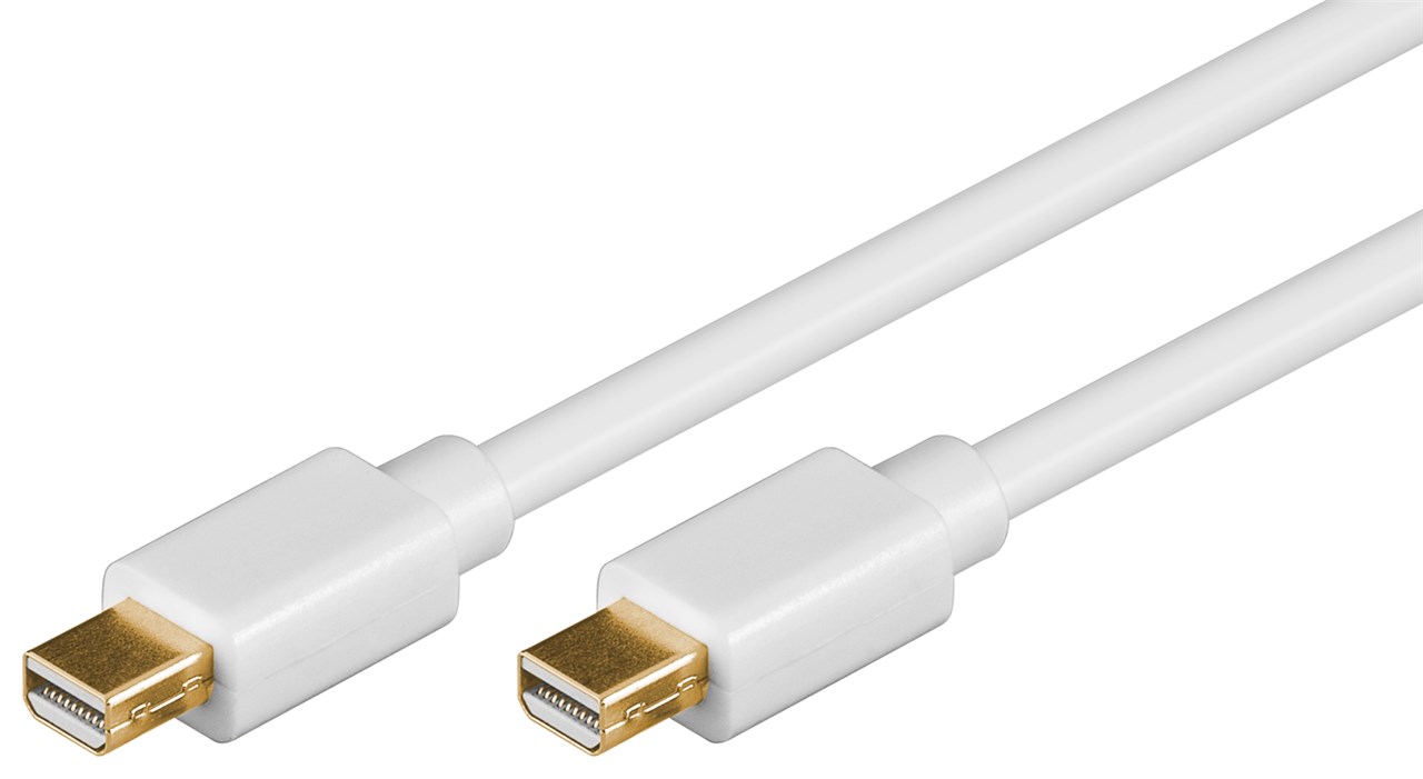 Mini DisplayPort Verbindungskabel 1.2, vergoldet - Kabellänge 1 m - Mini DisplayPort-Stecker > Mini DisplayPort-Stecker