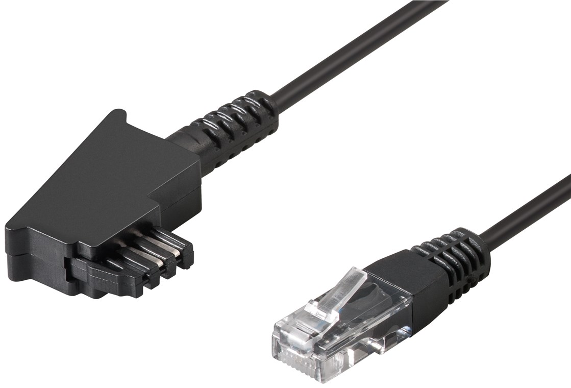 DSL/VDSL - Routerkabel - Kabellänge 10 m - Kupferleiter (CU), TAE-F-Stecker > RJ45-Stecker (8P2C) DSL/VDSL - Routerkabel - Kabellänge 10 m - Kupferleiter (CU), TAE-F-Stecker > RJ45-Stecker (8P2C)