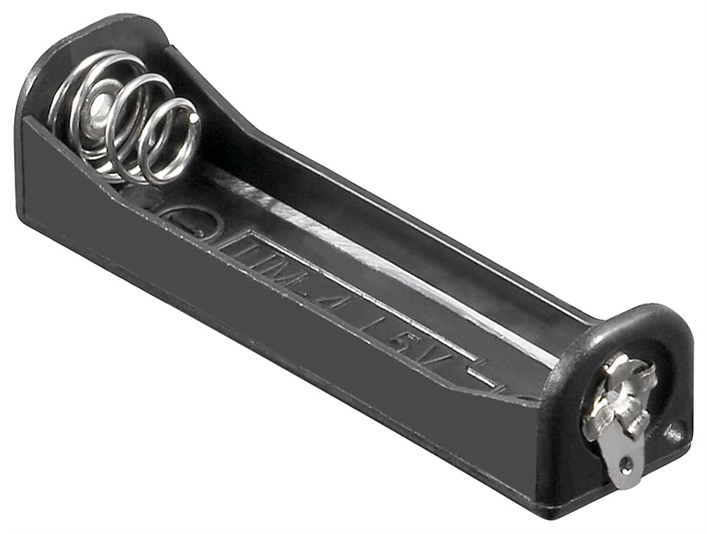 1x AAA (Micro) Batteriehalter 1x AAA (Micro) Batteriehalter - Lötfahne (U)