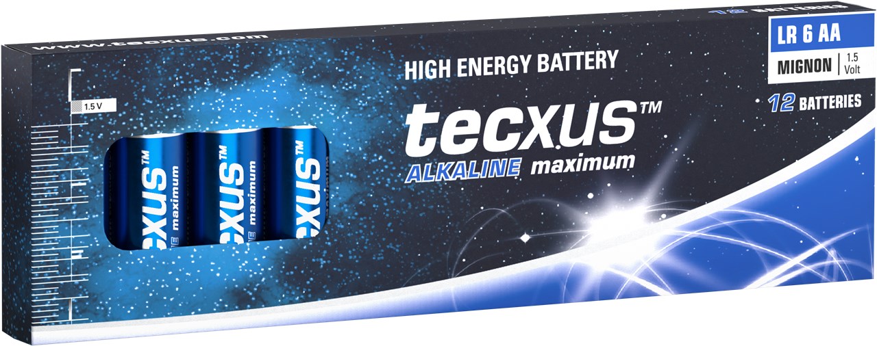 LR6/AA (Mignon) - Alkali-Mangan Batterie (Alkaline), 1,5 V
