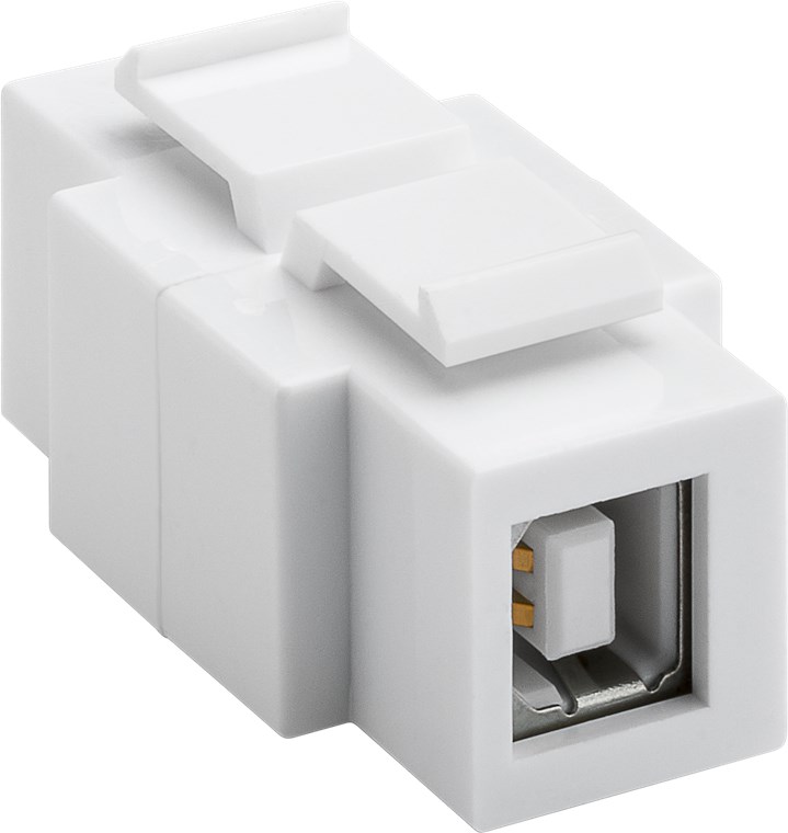 Keystone Modul USB, beidseitig einbaubar - 16,9 mm Breite, USB 2.0-Buchse (Typ A) Keystone Modul USB, beidseitig einbaubar - 16,9 mm Breite, USB 2.0-Buchse (Typ A)