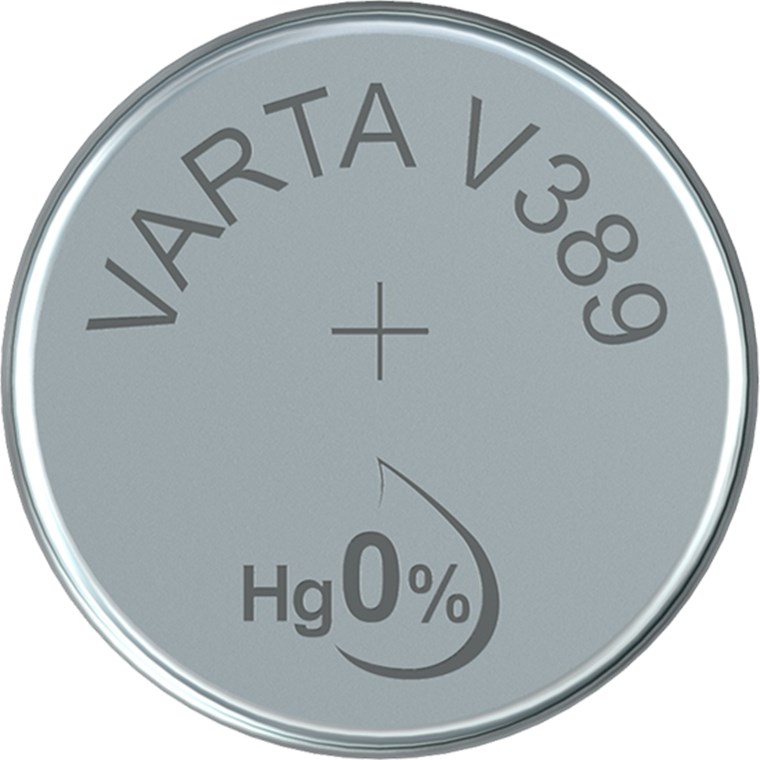 SR54 (V389) - Silberoxid-Zink-Knopfzelle, 1,55 V Uhrenbatterie