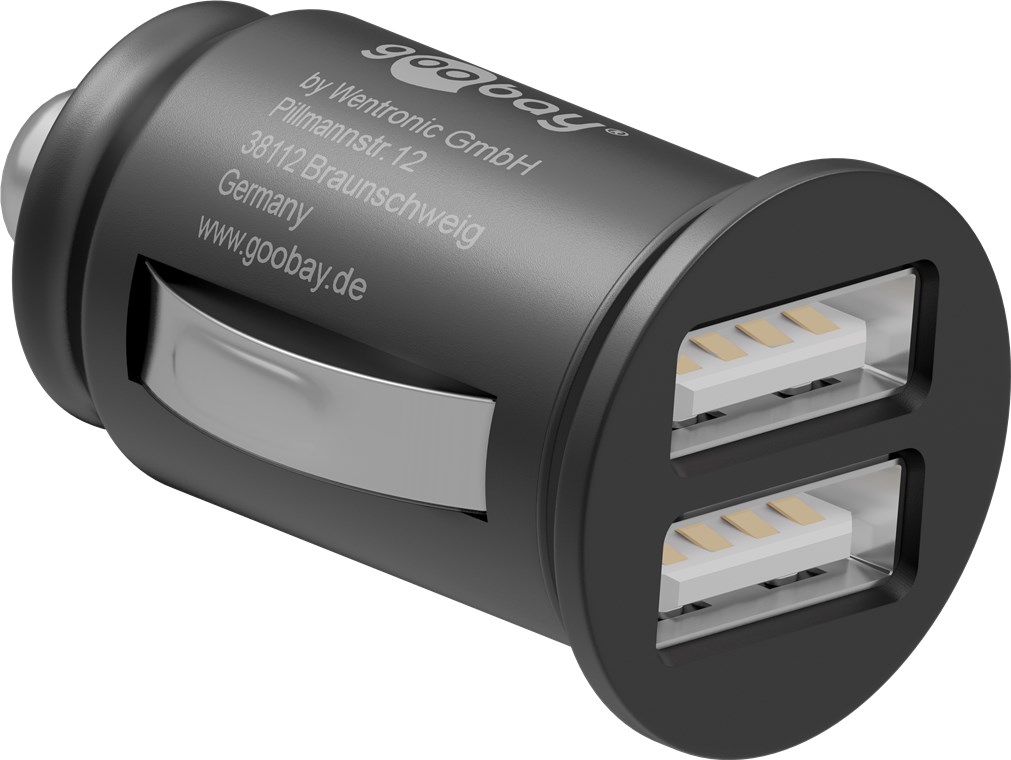 Dual USB Auto-Ladegerät (2x USB) - 15,5 W bei max. 3,1 A (12/24 V), 2x USB