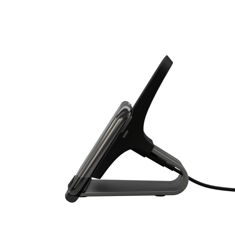 Kabelloses Tisch-Schnellladegerät 10 W, - geeignet für Smartphones und Geräte mit Qi-Standard Kabelloses Tisch-Schnellladegerät 10 W, - geeignet für Smartphones und Geräte mit Qi-Standard