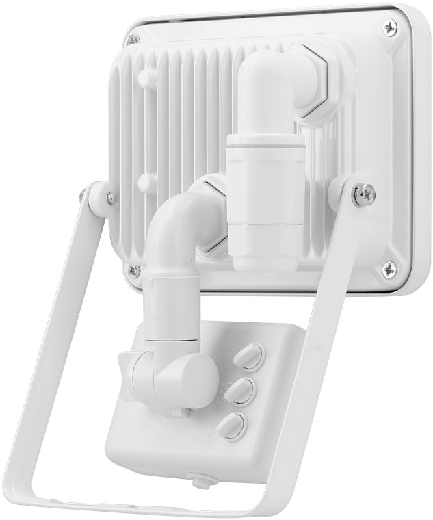 LED-Außenstrahler, 20 W, mit Bewegungsmelder - mit 1700 lm, neutralweißem Licht (4000 K), PIR-Sensor mit ON-/OFF-Funktion und M16-Kabelverschraubung, für den Außeneinsatz geeignet (IP44) LED-Außenstrahler, 20 W, mit Bewegungsmelder - mit 1700 lm, neutralweißem Licht (4000 K), PIR-Sensor mit ON-/OFF-Funktion und M16-Kabelverschraubung, für den Außeneinsatz geeignet (IP44)