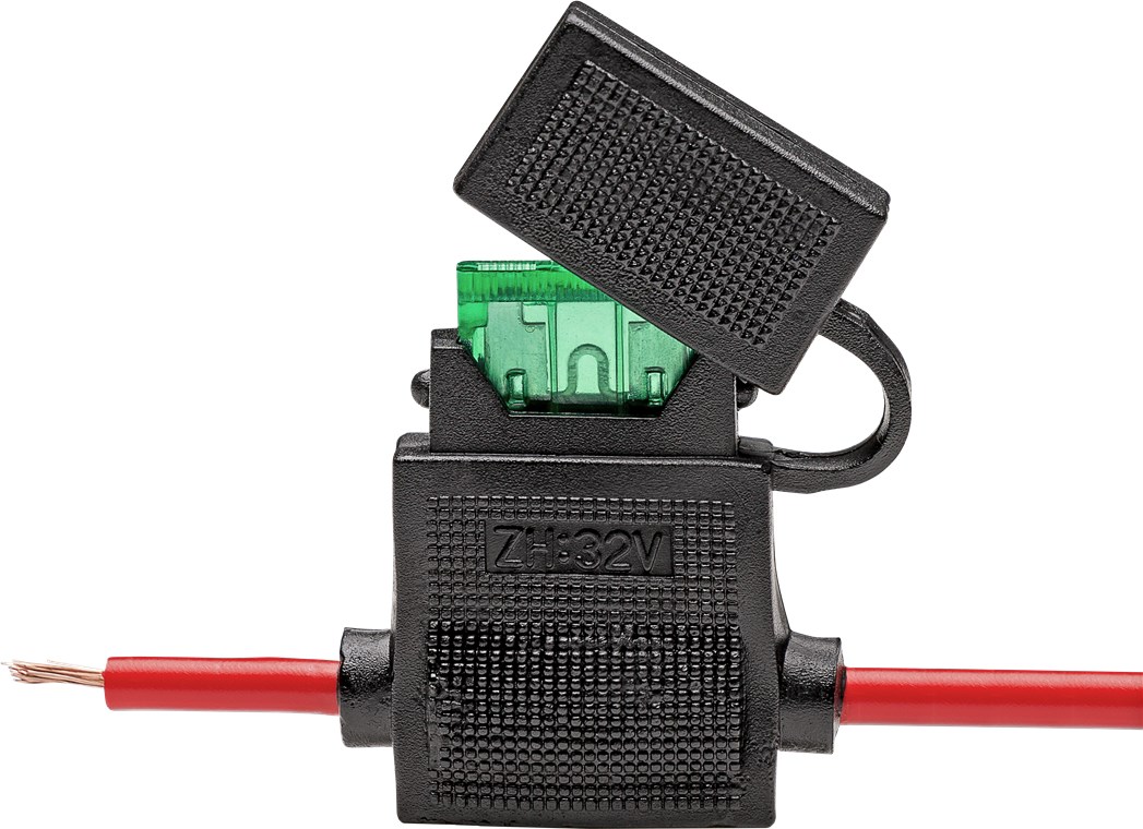 Sicherungshalter für Kfz-Sicherungen - geeignet für Aderquerschnitt von 1,0 mm², max. 15 A Sicherungshalter für Kfz-Sicherungen - geeignet für Aderquerschnitt von 1,0 mm², max. 15 A